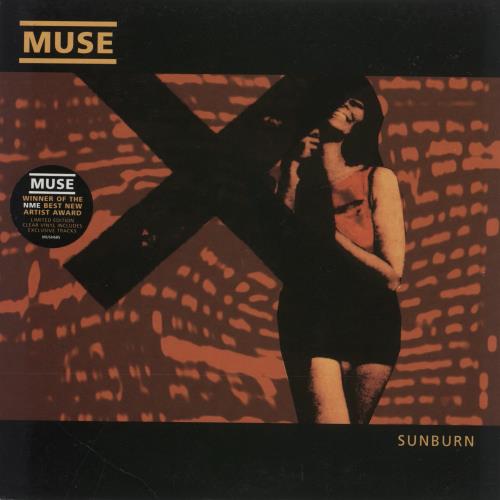 MUSE SUNBURN LIMITED EDITION 7”vinyl Muse Sunburn - Clear Vinyl UK 7